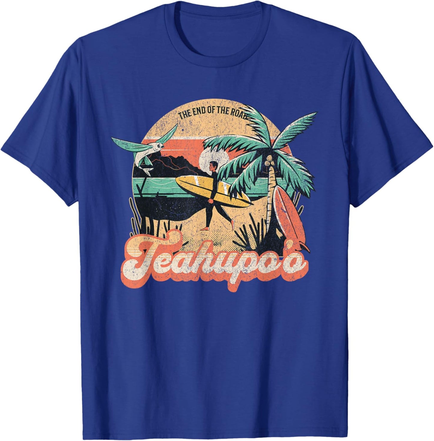 Teahupo'o French Polynesia Tahiti Iconic Surfing T-Shirt - T-Shirt | Royal