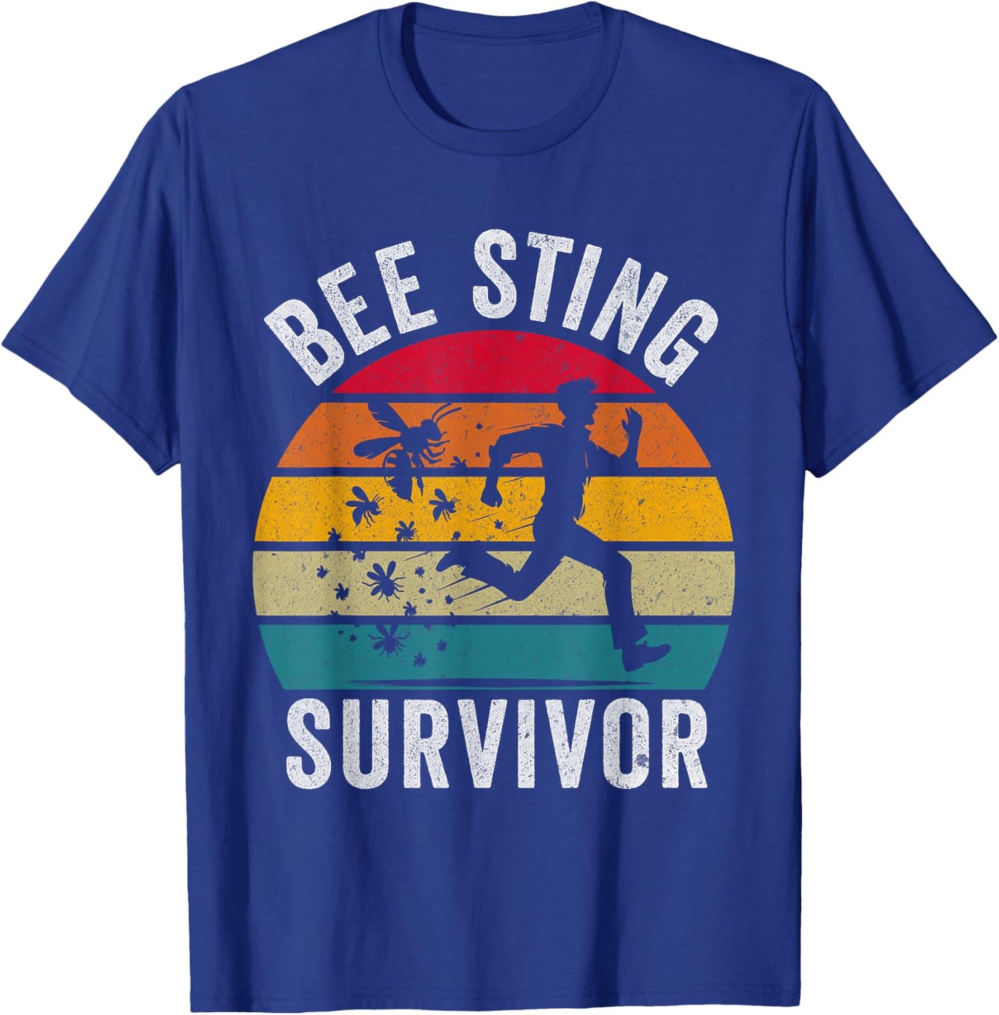 Kids Black Small Retro Bee Keeper T-Shirt - T-Shirt | Royal