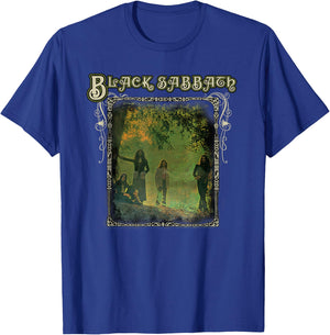 Black Sabbath Official Trees Photo Framed T-Shirt - T-Shirt | Royal