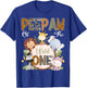 Peepaw Of The Wild One 1St Birthday Safari Woodland T-Shirt - T-Shirt | Royal