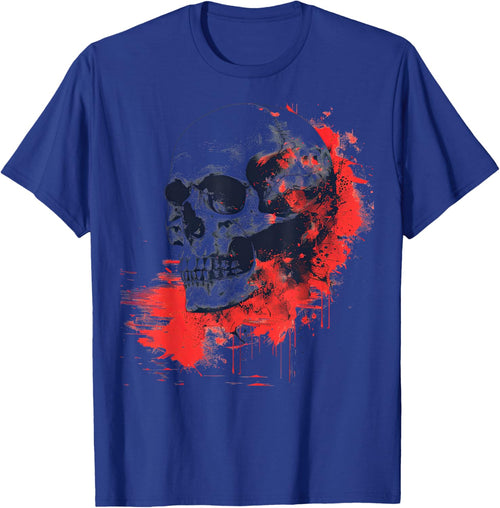 Halloween Maroon and Ebony Splatter