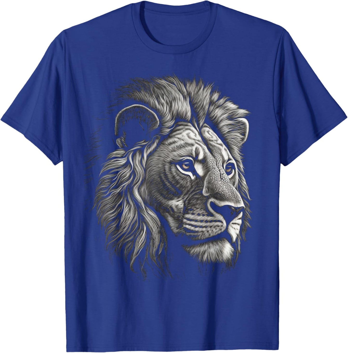 Löwe in Weiß - Tierlöwe T-Shirt - T-Shirt | Royal
