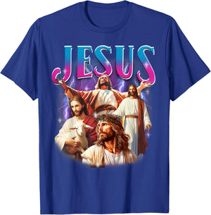 Jesus Funny Meme Christian God Faith Religious He Is Risen T-Shirt - T-Shirt | Royal