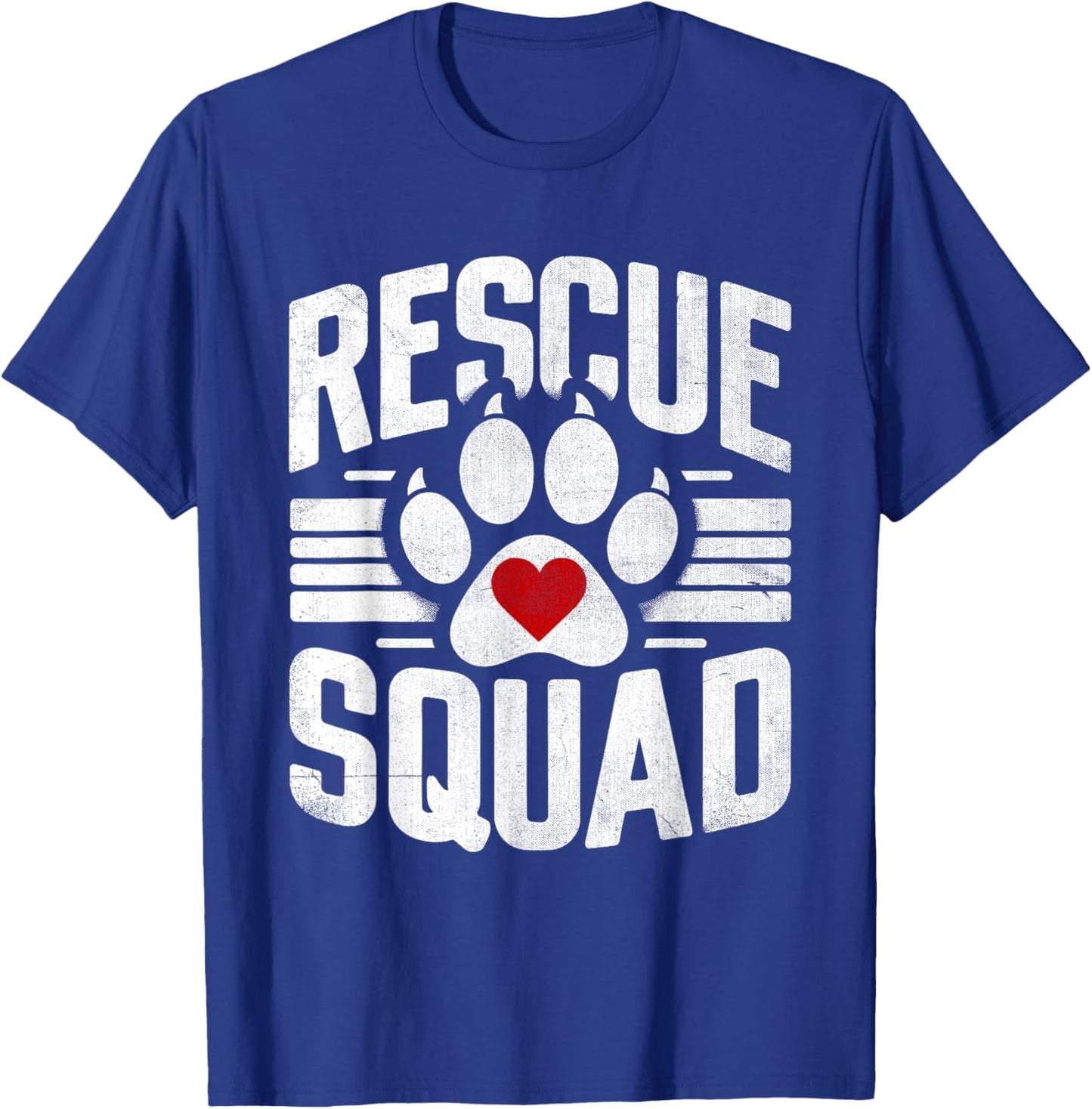 Rescue Squad Animal Rescuer Pet Adoption T-Shirt - T-Shirt | Royal