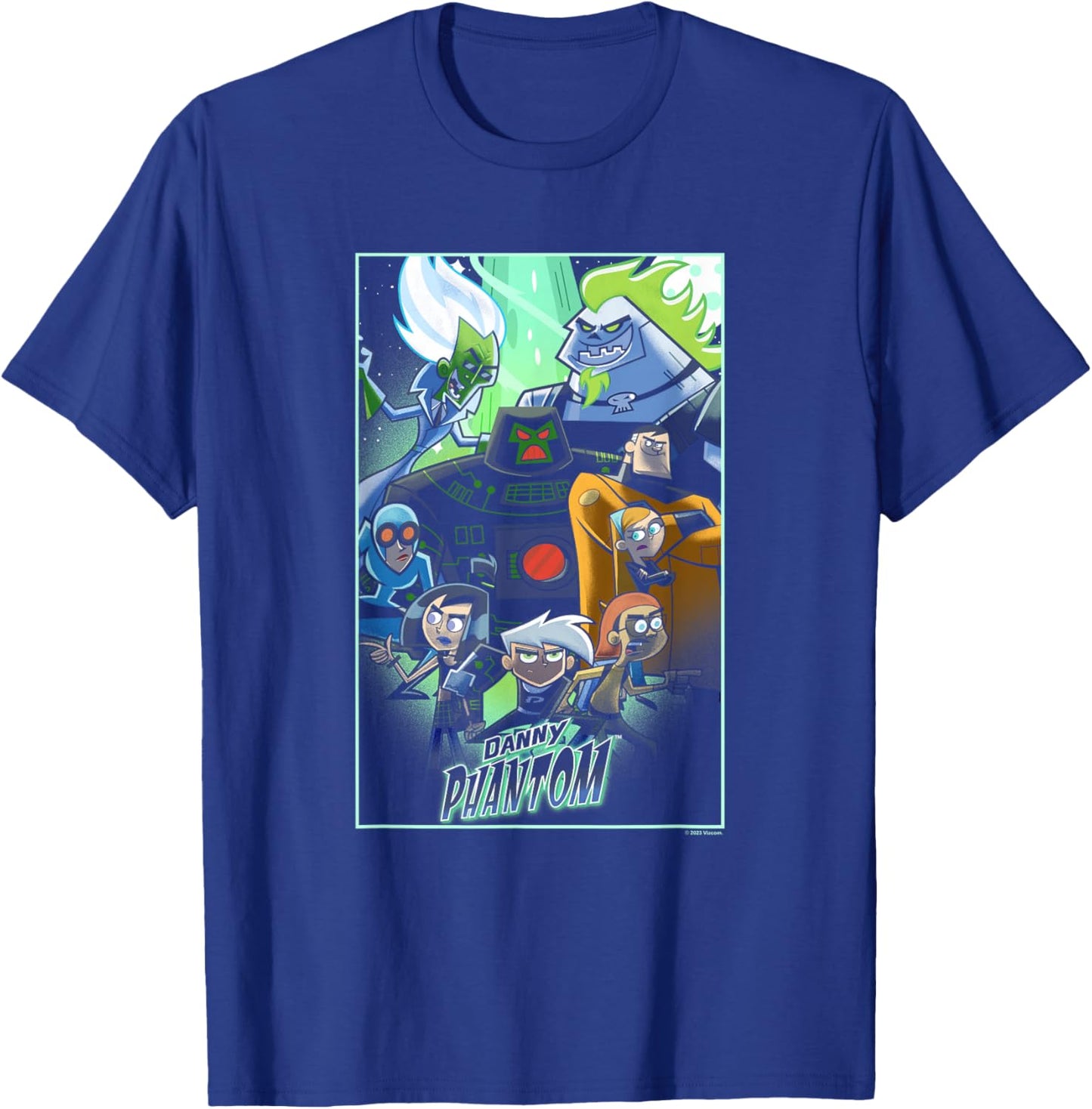 Danny Phantom Superhero Ghost Hunter Group Shot Poster T-Shirt - T-Shirt | Royal
