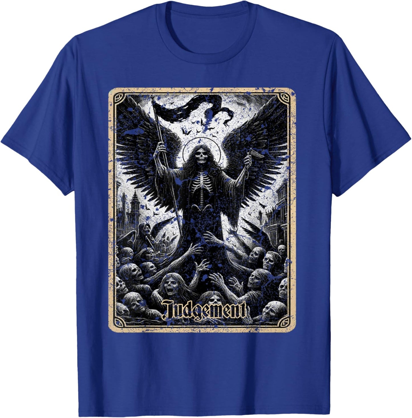 Judgement Tarot Card Scary T-Shirt - T-Shirt | Royal