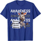 Common variable immunodeficiency CVID awareness zebra T-Shirt - T-Shirt | Royal