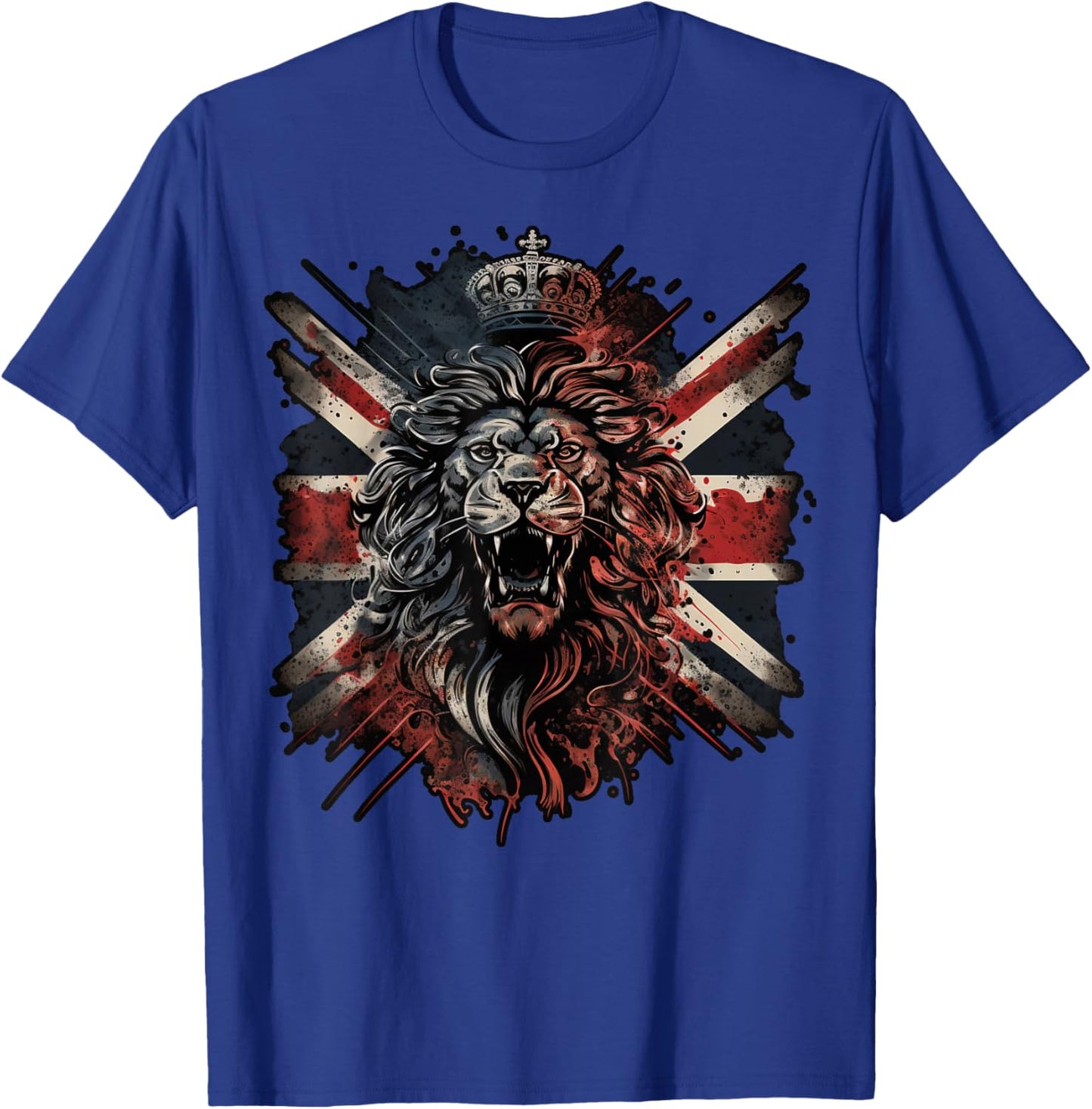 British UK Lion on Great Britain Lion T-Shirt - T-Shirt | Royal