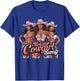 Melanin Cowgirls Swag African Melanin Cowgirl Black History T-Shirt - T-Shirt | Royal