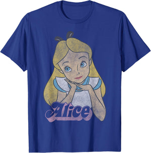 Disney Alice in Wonderland Alice Simple Portrait T-Shirt - T-Shirt | Royal
