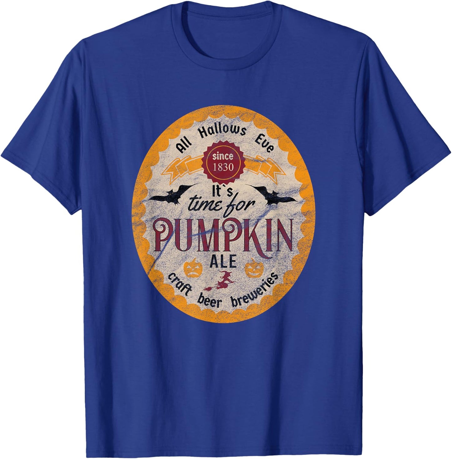 Halloween Craft Beer Pumpkin Ale T-Shirt - T-Shirt | Royal