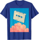 Floating Cassette in Dreamlike Blue Sky - Dreamcore T-Shirt - T-Shirt | Royal