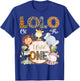 Lolo Of The Wild One 1St Birthday Safari Woodland T-Shirt - T-Shirt | Royal