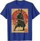 Funny Vintage Japanese Art German Shepherd Ninja Samurai T-Shirt - T-Shirt | Royal