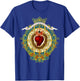 Sacred Heart of Jesus Symbol Divine Praises Vintage Catholic T-Shirt - T-Shirt | Royal