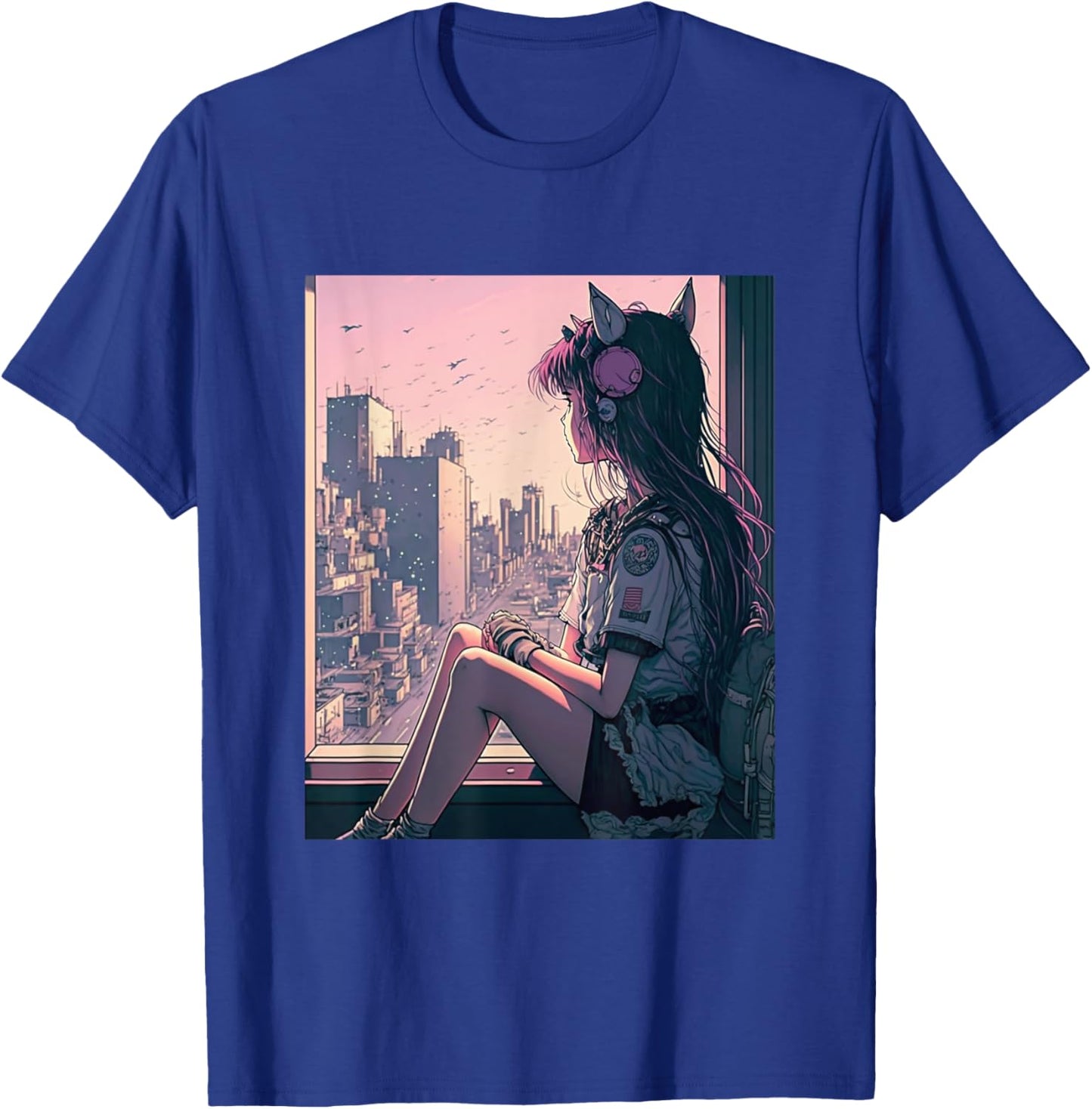 Anime Girl Waifu Tokyo T-Shirt - T-Shirt | Royal