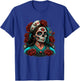 Sugar Skull Nurse Doctor's Aid T-Shirt - T-Shirt | Royal