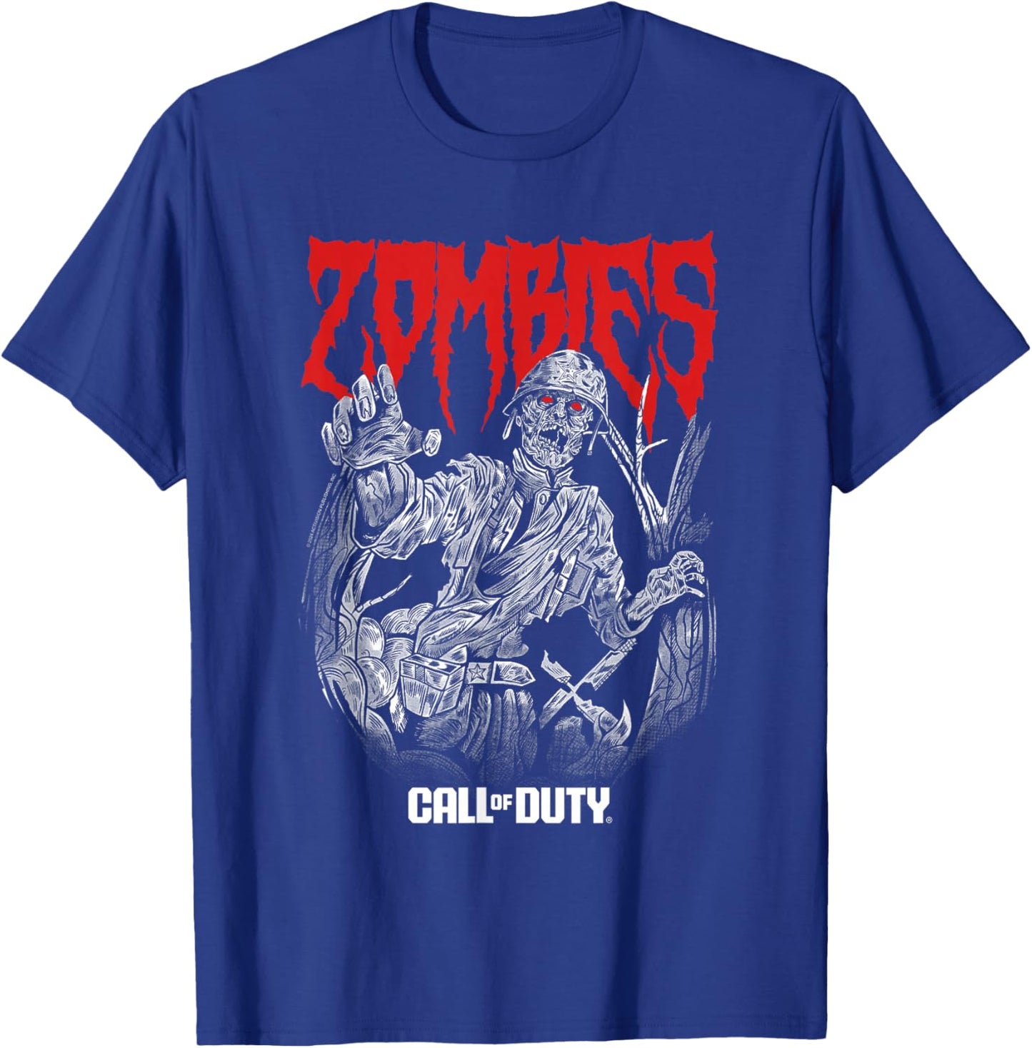 Call of Duty Zombies Gaming T-Shirt - T-Shirt | Royal