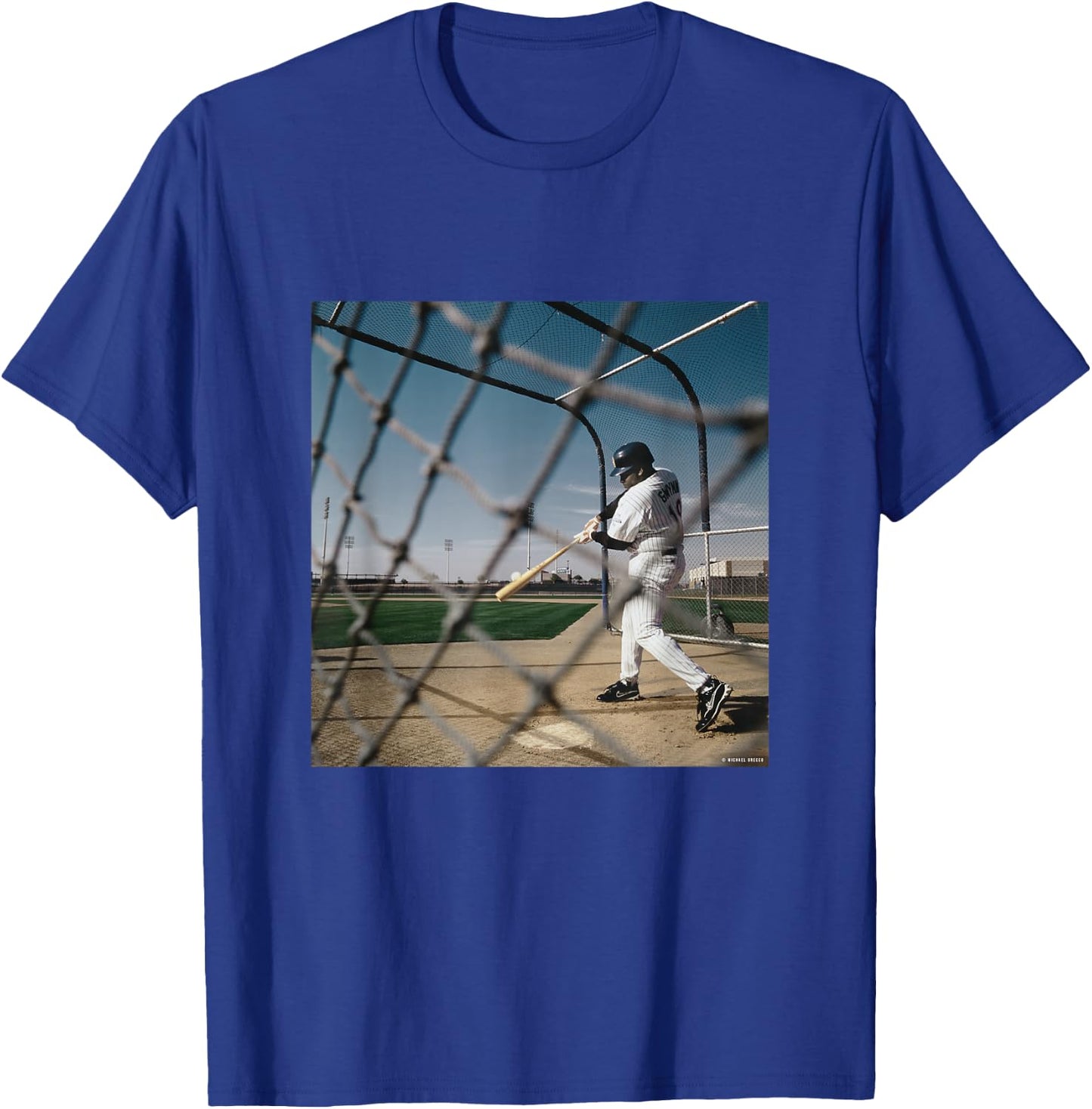 Tony Gwynn Mr Padre San Diego Padres MLB by Michael Grecco T-Shirt - T-Shirt | Royal
