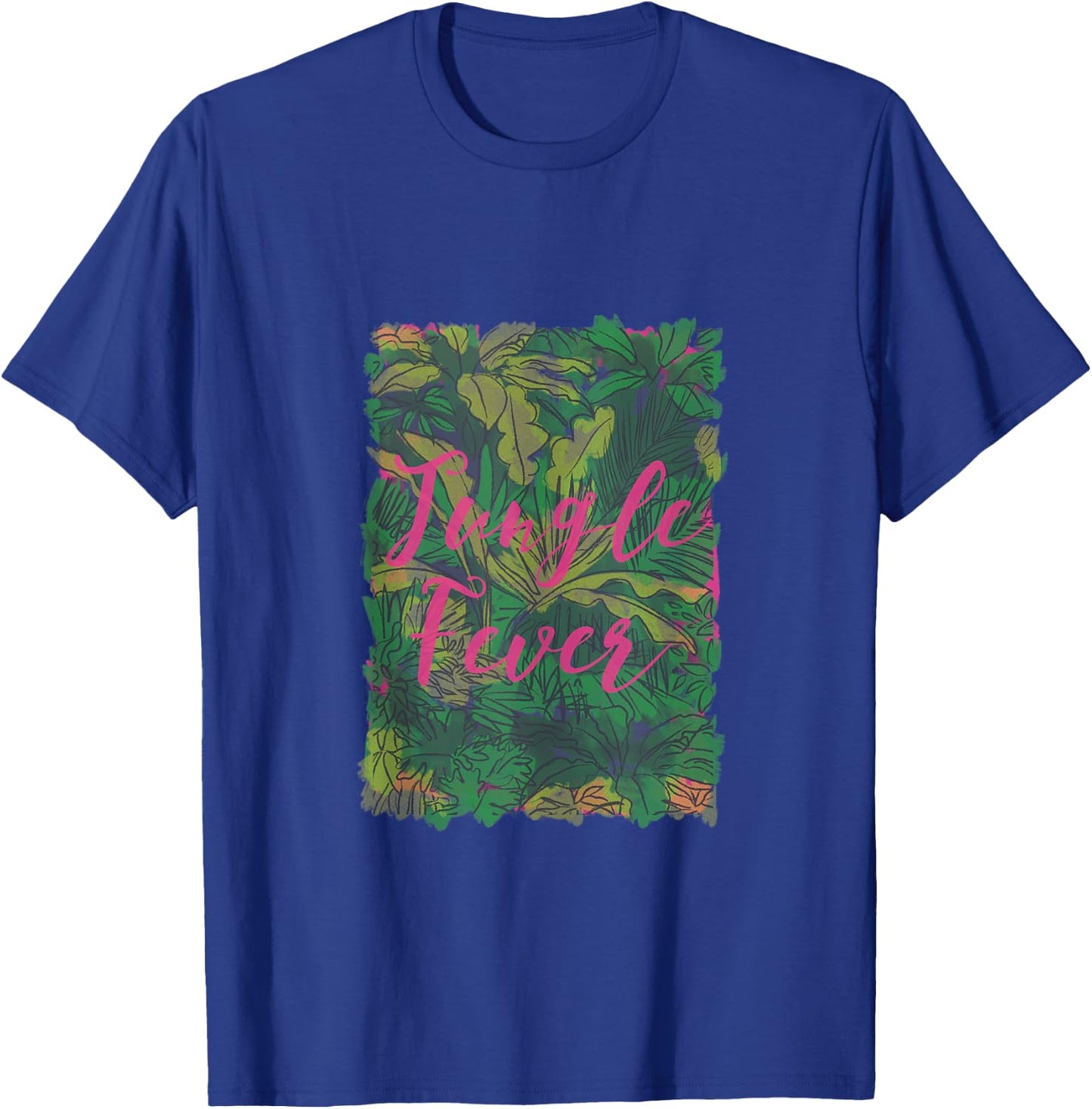 Jungle Fever Palm Trees Party Tropic Vibes Gift Girls Boys T-Shirt - T-Shirt | Royal
