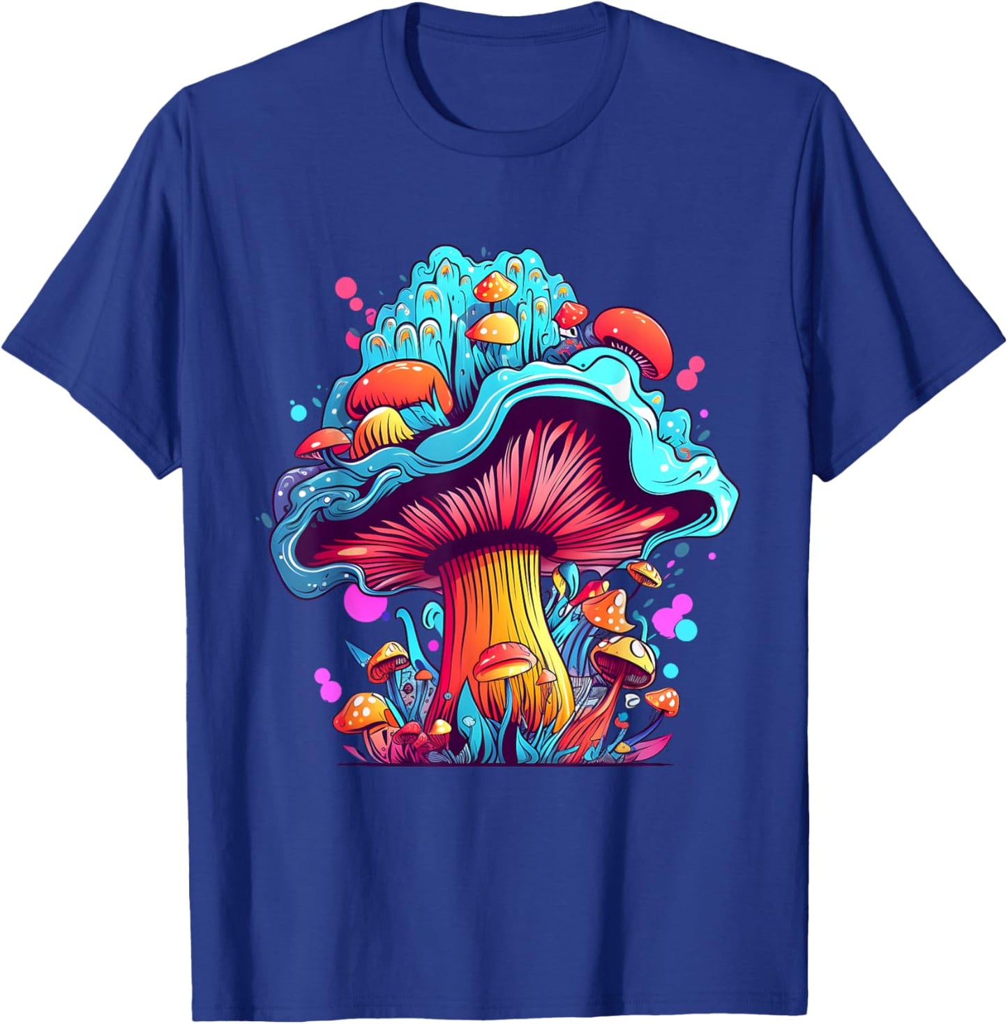 Aesthetic Fungi Mushroom Lover Men Mycology Fungus T-Shirt - T-Shirt | Royal