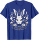 Hase Häschen Blumen Hexe Okkulte Gothic Vintage Ostern T-Shirt - T-Shirt | Royal