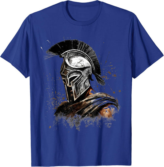 Spartan Warrior Roman Legion Sword Gladiator T-Shirt - T-Shirt | Royal