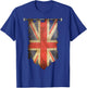 England , British shirt, england flag, England T-Shirt - T-Shirt | Royal