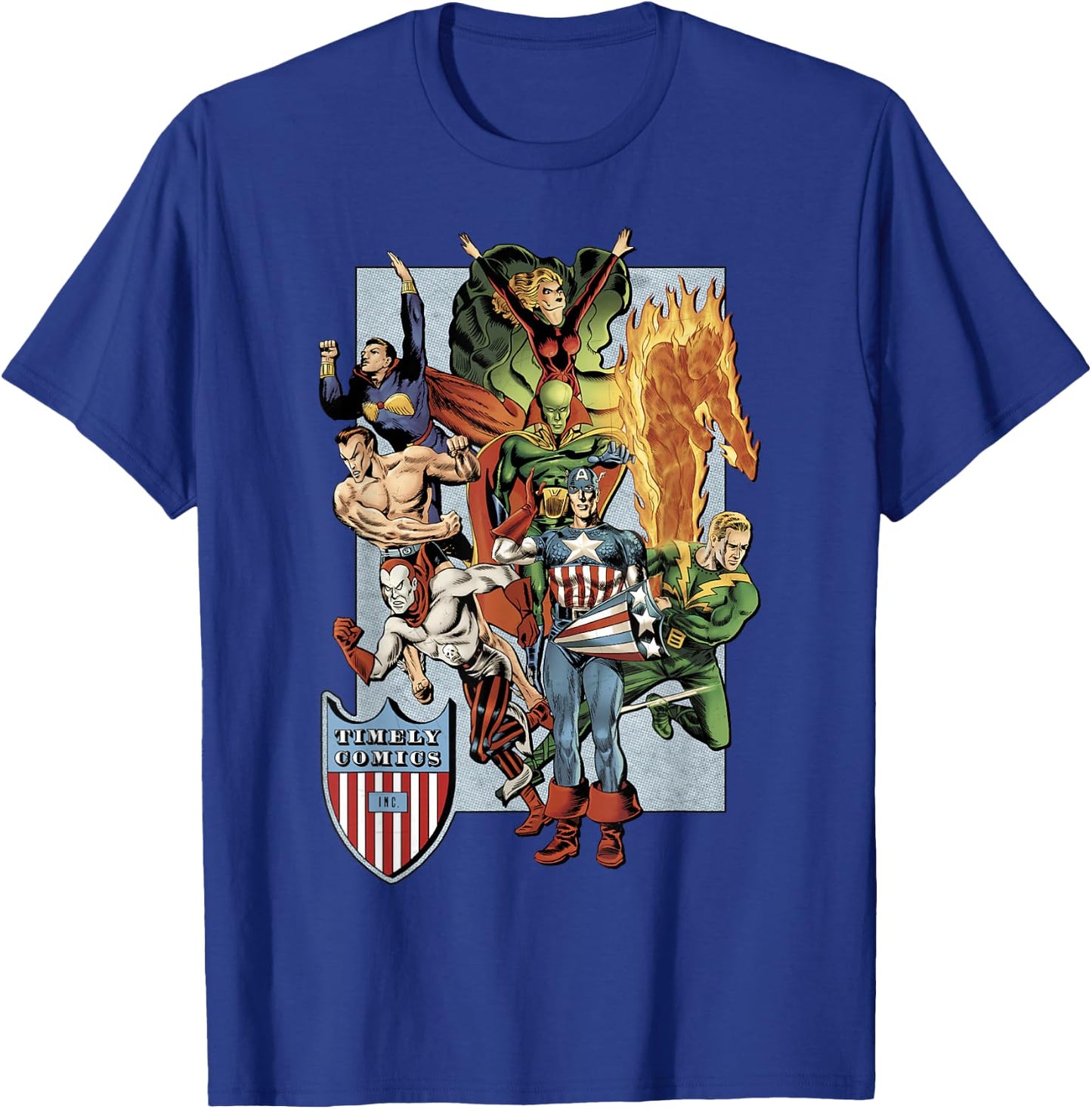 Marvel FOOM Timely Comics Inc. T-Shirt - T-Shirt | Royal