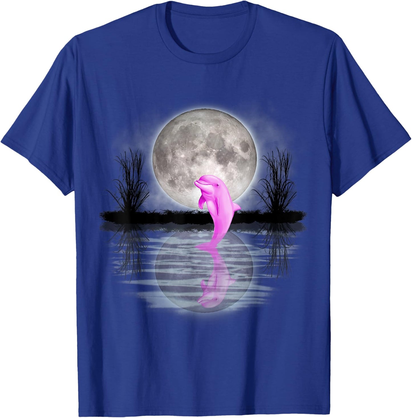 Save the Dolphin Pink Dolphin Gift Girls Women T-Shirt - T-Shirt | Royal