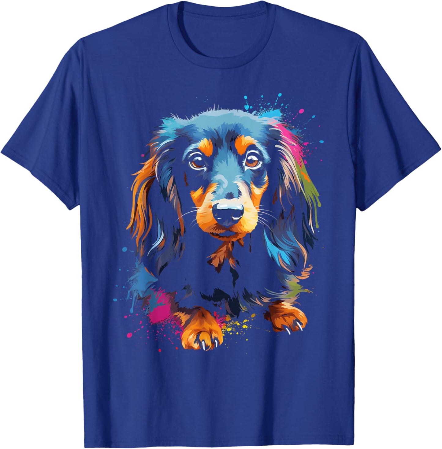Longhair Dachshund Puppy Best Dog Owner T-Shirt - T-Shirt | Royal