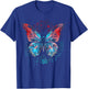 Schmetterling Fantasy Geometrische Tierkunst Schmetterling T-Shirt - T-Shirt | Royal