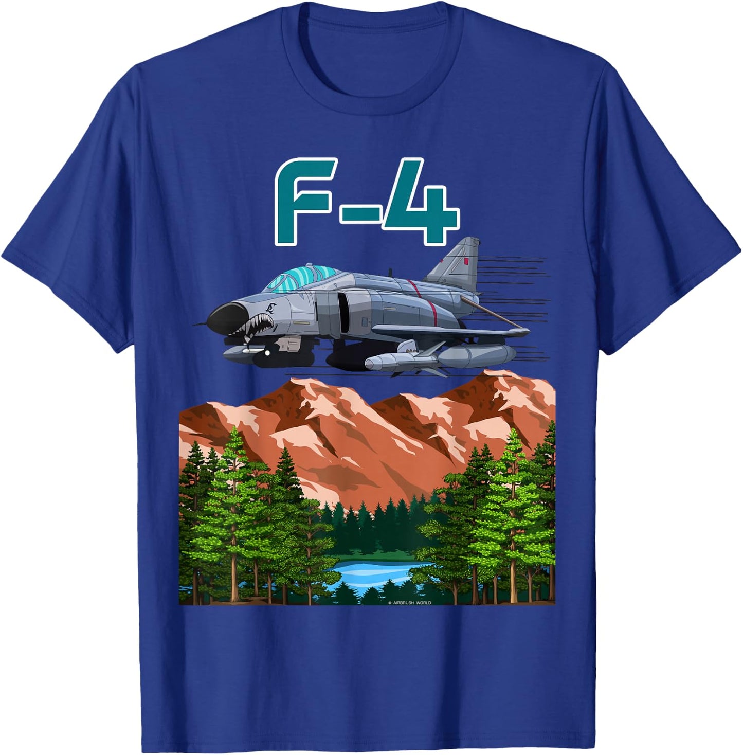 Army Supersonic Jet Military Armed Forces Fighter-Bomber T-Shirt - T-Shirt | Royal