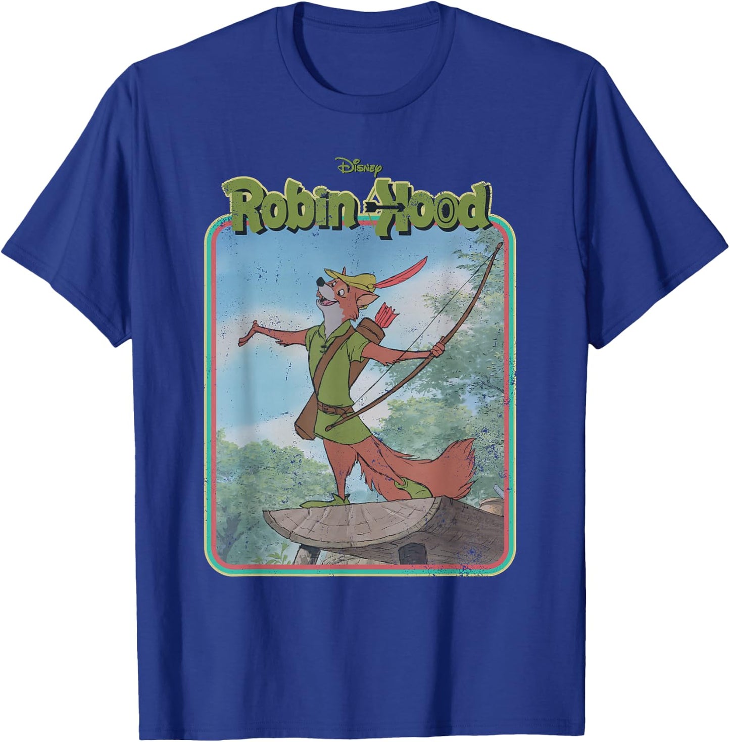Disney Robin Hood Retro T-Shirt - T-Shirt | Royal
