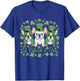 St Patricks Day French Bulldogs Dog Frenchie T-Shirt - T-Shirt | Royal