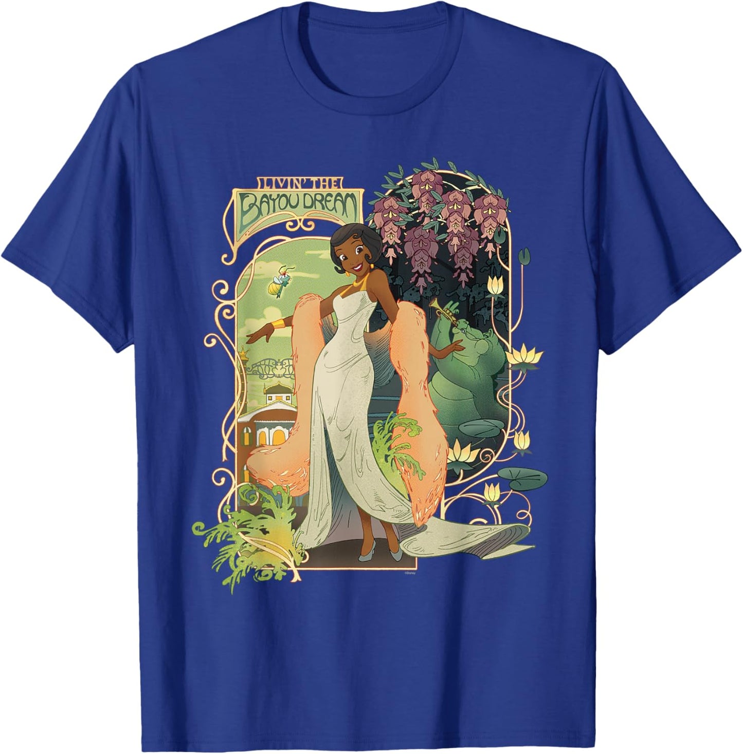 Disney Princess and The Frog Tiana Livin’ The Bayou Dream T-Shirt - T-Shirt | Royal
