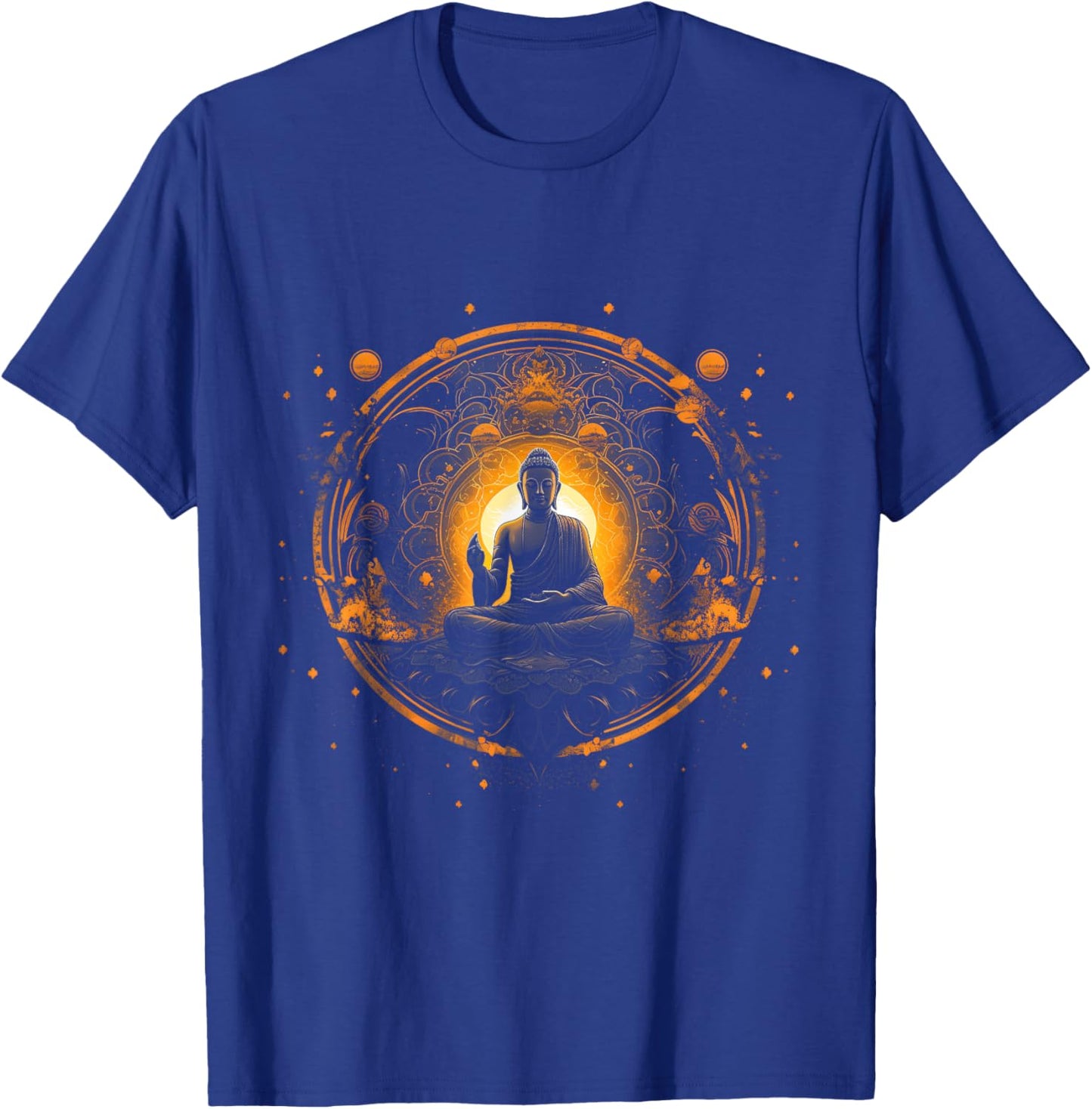 Buddhism Buddha Religion Meditation Spiritual T-Shirt - T-Shirt | Royal