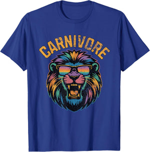 Carnivore: Zero Carb Lion Diet Lifestyle T-Shirt - T-Shirt | Royal