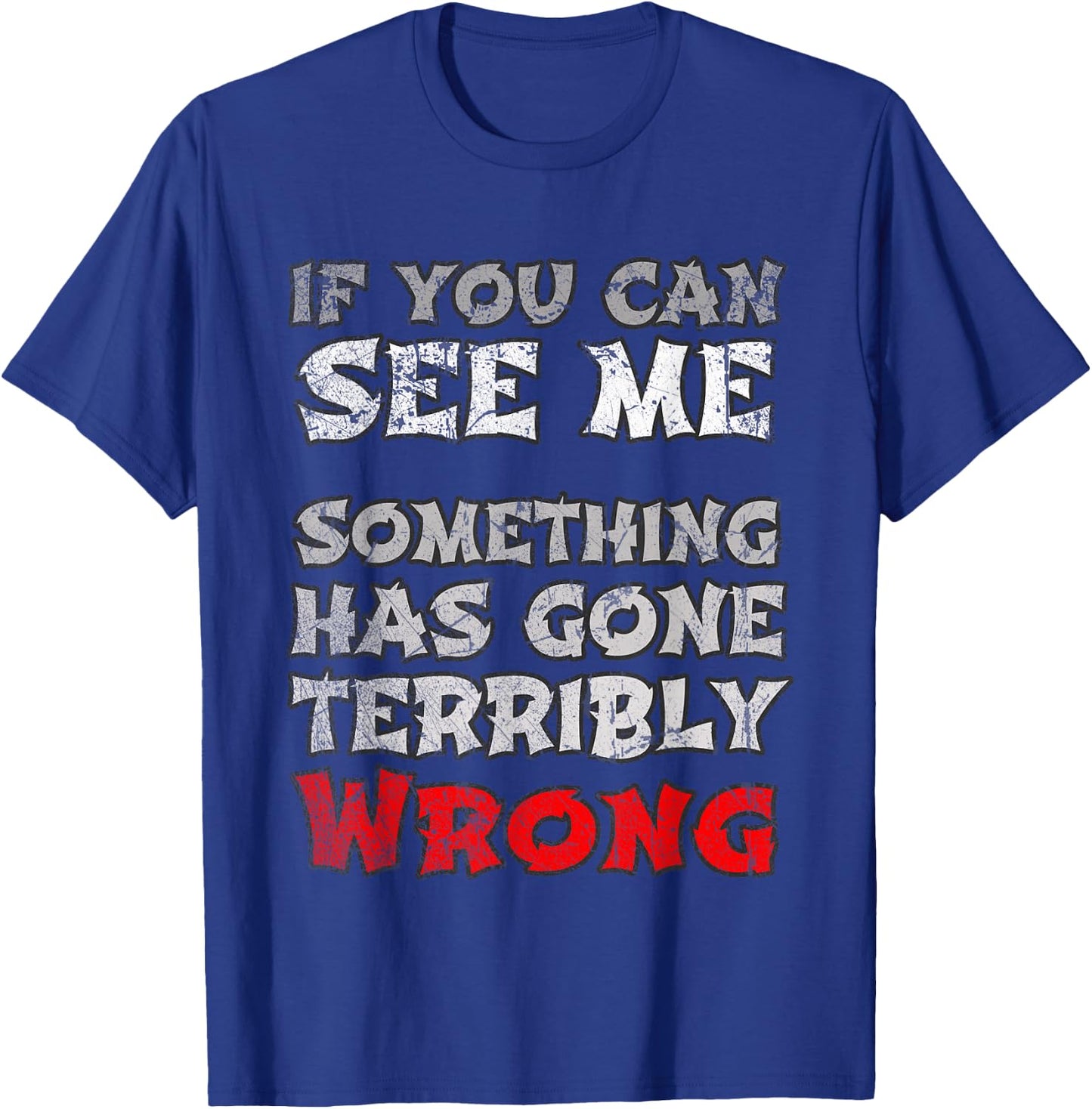 Funny You Can See Me Theater Ninja Backstage Props Crew T-Shirt - T-Shirt | Royal