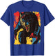 Werewolf Retro Halloween T-Shirt - T-Shirt | Royal