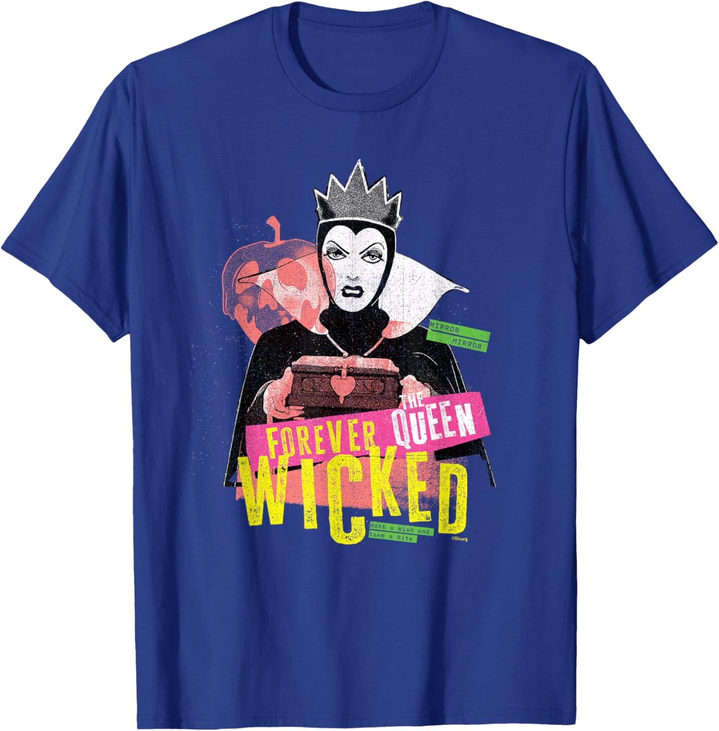 Disney Villains Snow White Evil Queen Forever Wicked Band T-Shirt - T-Shirt | Royal