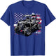American Flag UTV Side by Side 4th of July SXS Off Road T-Shirt - T-Shirt | Royal