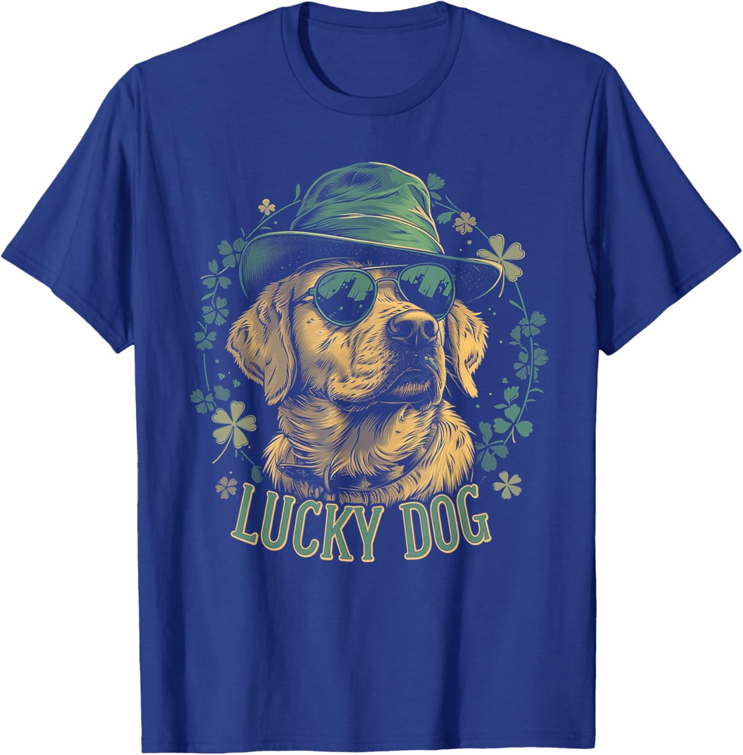 Labrador Retriever Dog St. Patrick's Day Saint Paddy's Irish Women Kids T-Shirt - T-Shirt | Royal