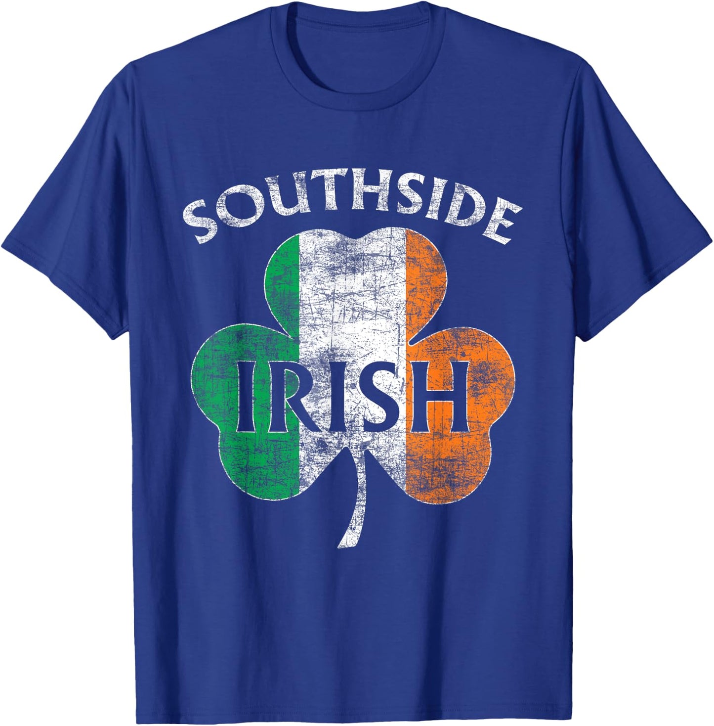 Chicago Southside Irish Flag St. Patrick's Day T-Shirt - T-Shirt | Royal