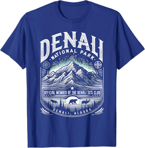 Denali 30% Club Shirt Alaska National Park Souvenir T-Shirt - T-Shirt | Royal