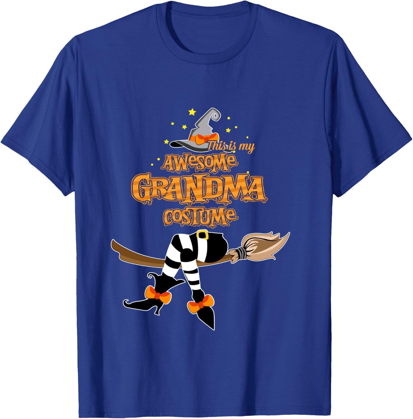 This Is My Awesome Grandma Costume - Halloween T-Shirt - T-Shirt | Royal