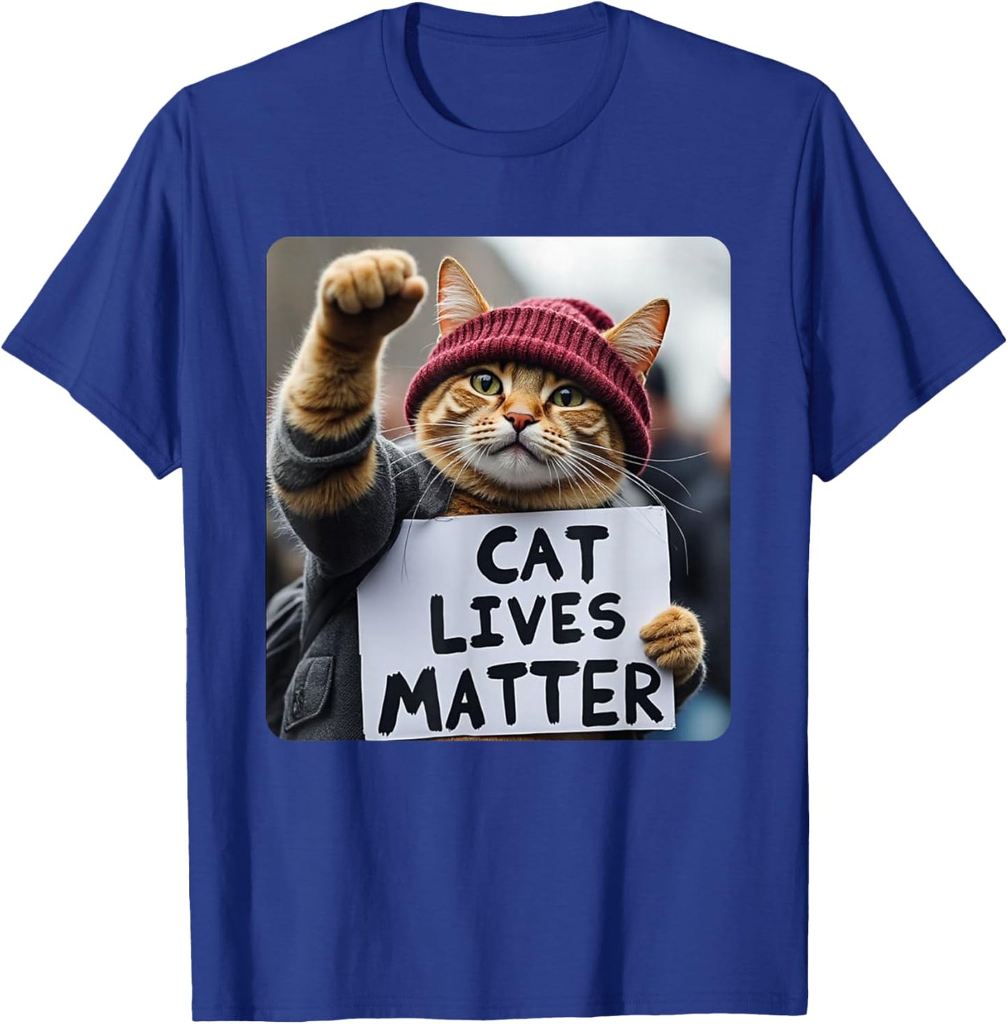 Donald Trump 2024 Cats, Cat Lives Matter Trump T-Shirt - T-Shirt | Royal