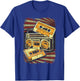 Retro Vintage Boombox 80's Music Old School Radio Boombox T-Shirt - T-Shirt | Royal