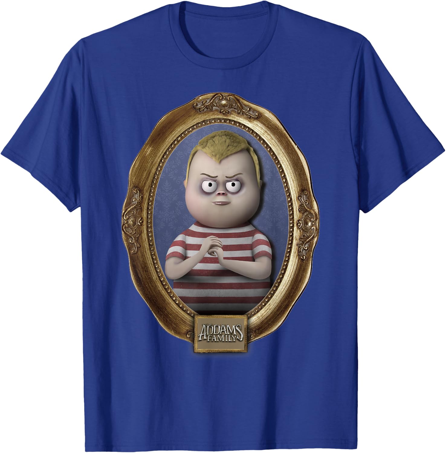 Addams Family Pugsley Addams Framed Photograph T-Shirt - T-Shirt | Royal