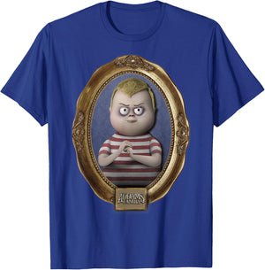 Addams Family Pugsley Addams Framed Photograph T-Shirt - T-Shirt | Royal